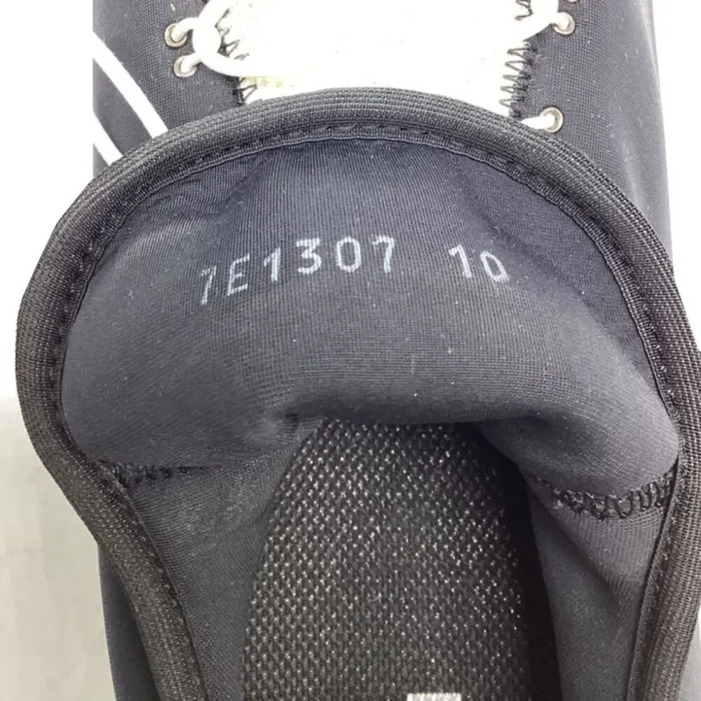 Fendi Low Top Knit Sneakers in Black Neoprene